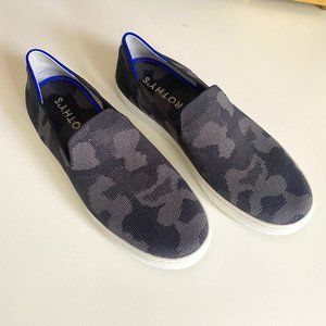 Rothy's Original Slip On Sneakers Grey Camo size 9